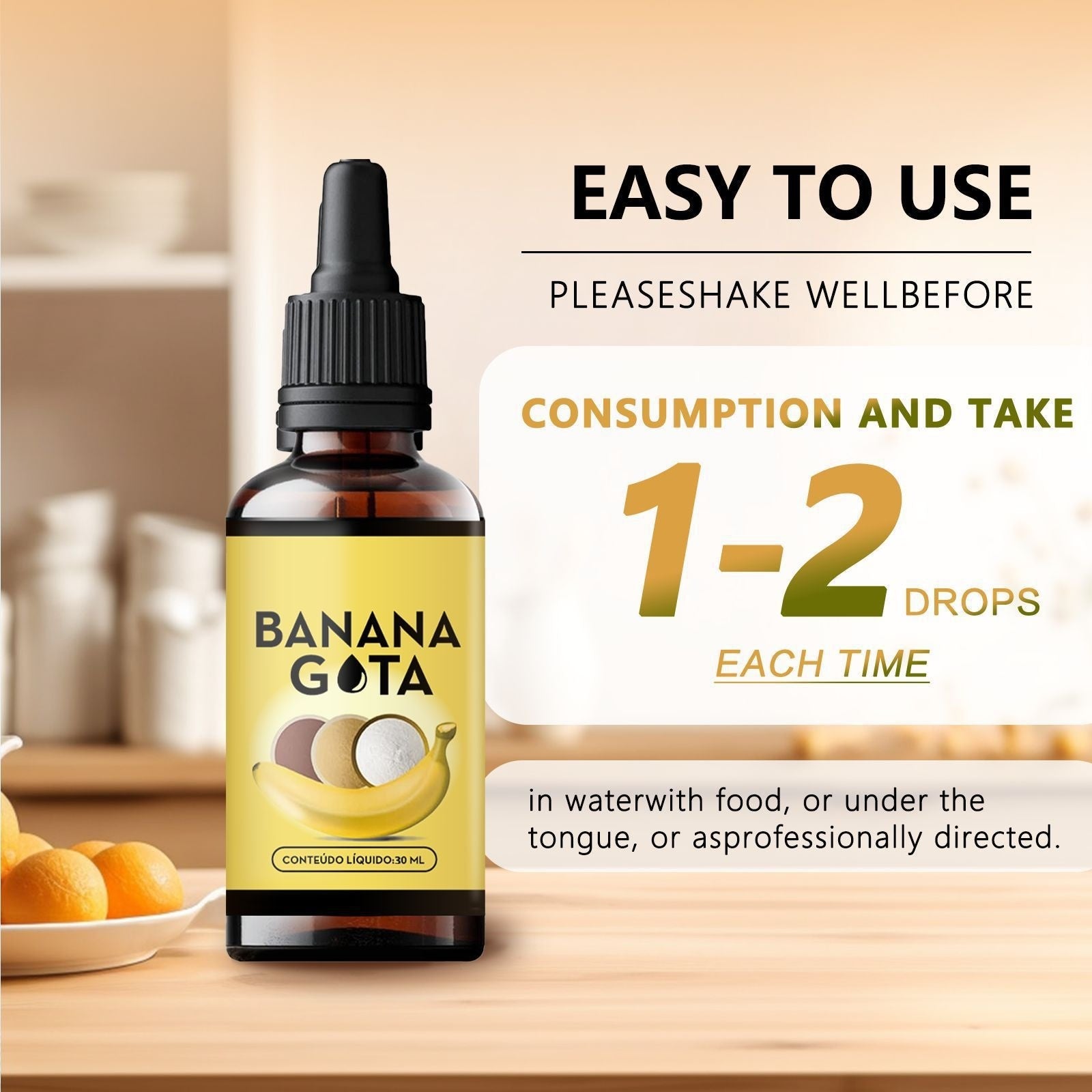 Health Boosting Body Shaping Supplement With Natural Banana Extract In Convenient Drop Form For Athletes - Image 4