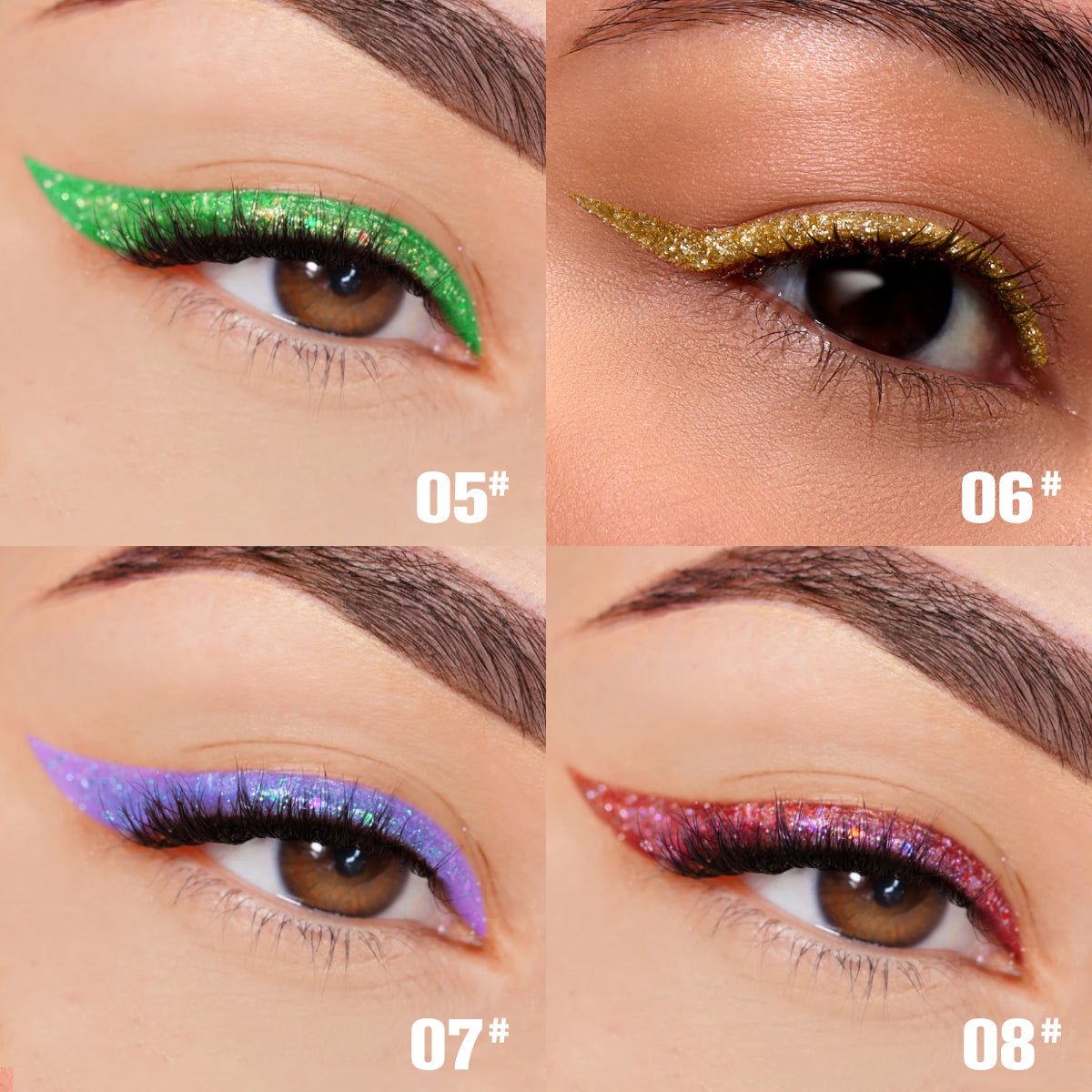 PHOFAY Liquid Glitter Eyeliner Set - Image 6
