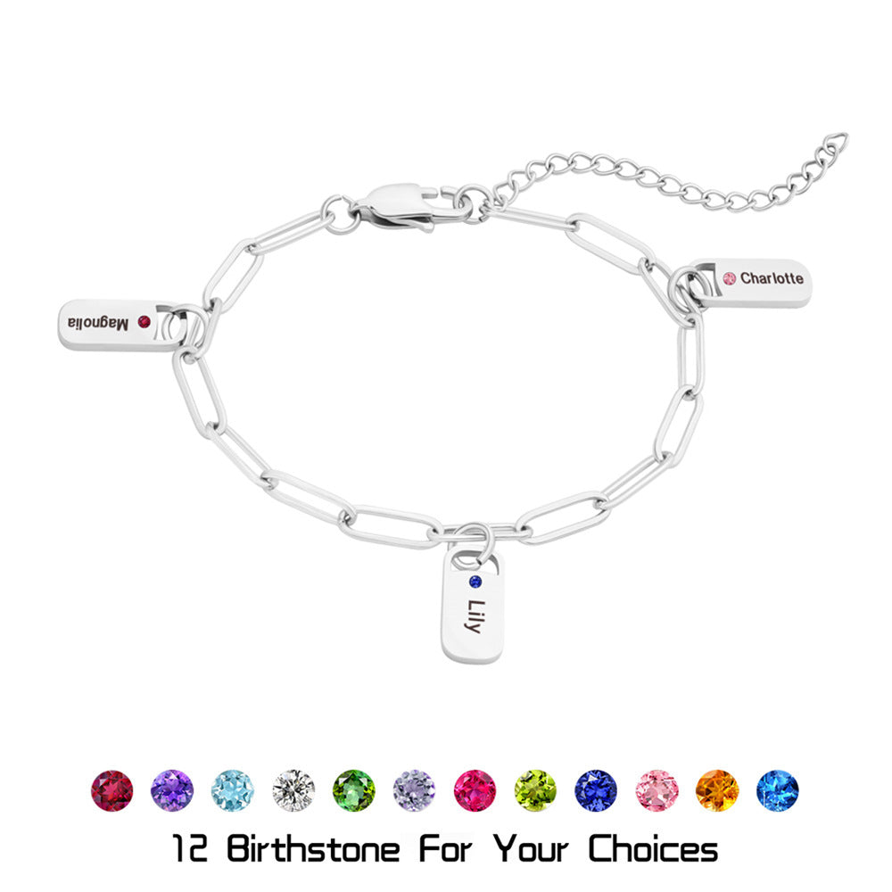 Diy Bracelet Stainless Steel Lettering - Image 3