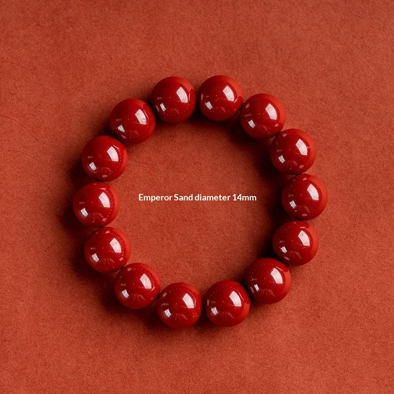 Imperial Sand Cinnabar Bracelet For Ones Zodiac Year In Red - Image 8