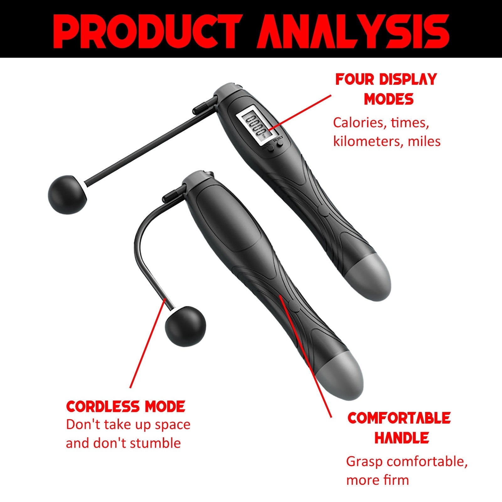 New Cordless Electronic Skipping Rope - Image 3