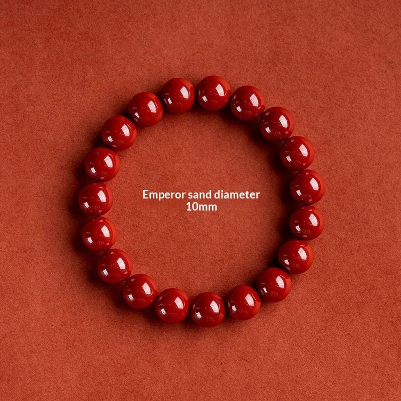 Imperial Sand Cinnabar Bracelet For Ones Zodiac Year In Red - Image 6