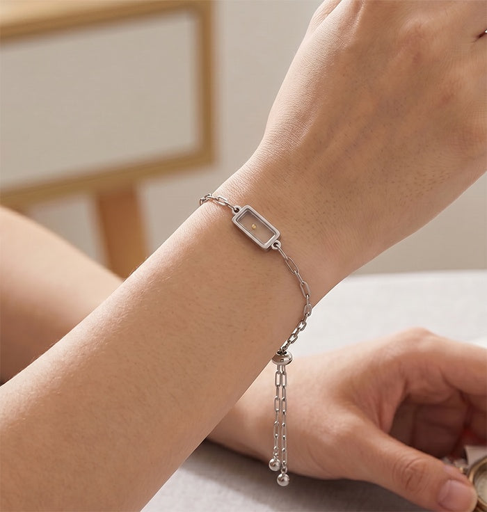 Real Mustard Seed Faith Bracelet For Women, 18K Gold Plated Stainless Steel Paperclip Chain, Adjustable Religious Christian Gift With Scripture Card - Image 4