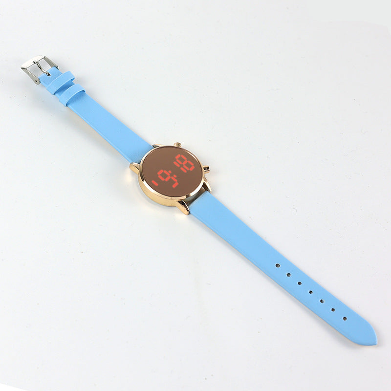 Korean Round Student Electronic Watch