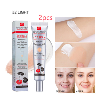 Moisturizing Correcting CC Cream Waterproof Anti-sweat Makeup Before Concealer Lasting Women Makeup Protect Skin Erborian Make - Image 14