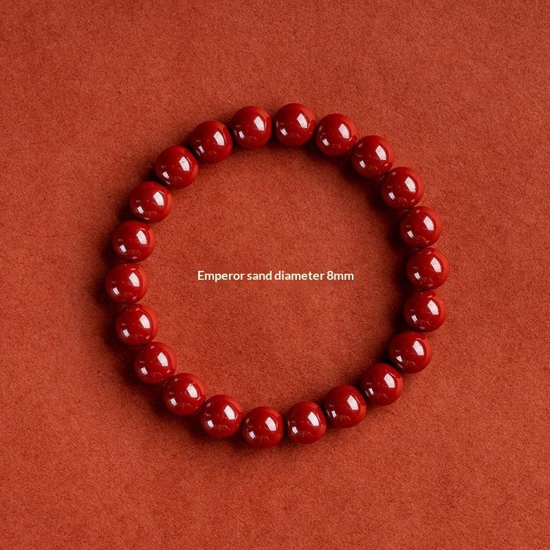 Imperial Sand Cinnabar Bracelet For Ones Zodiac Year In Red - Image 5