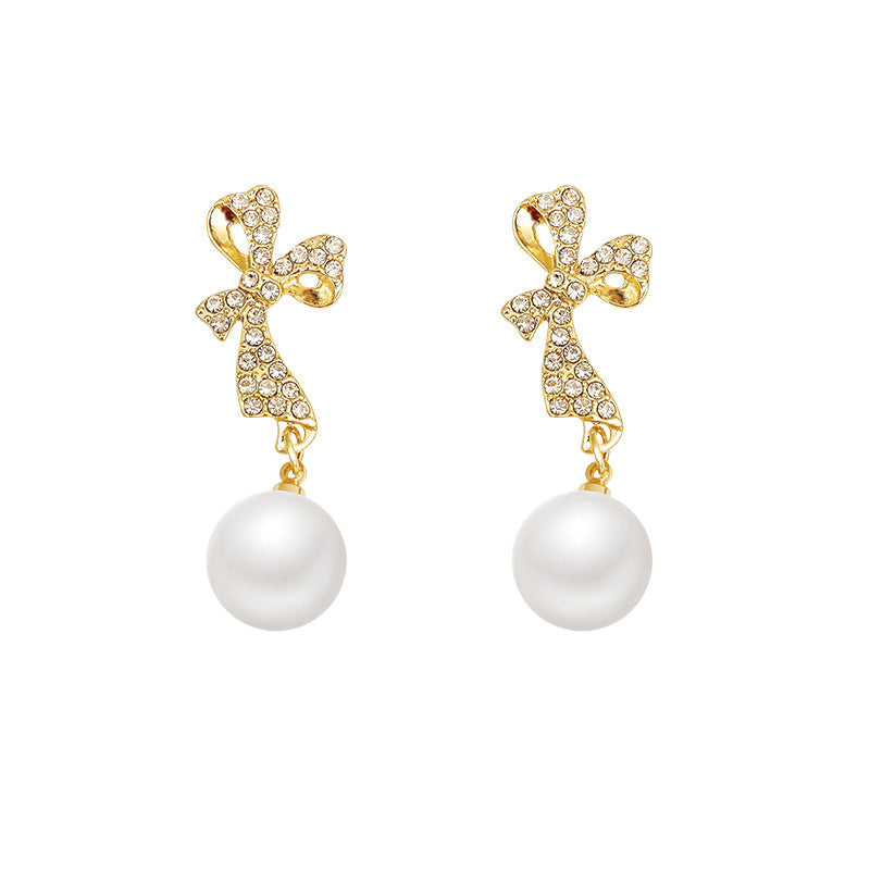 INS Butterfly Earrings With Rhinestones Fashion Temperament Jewelry - Image 6