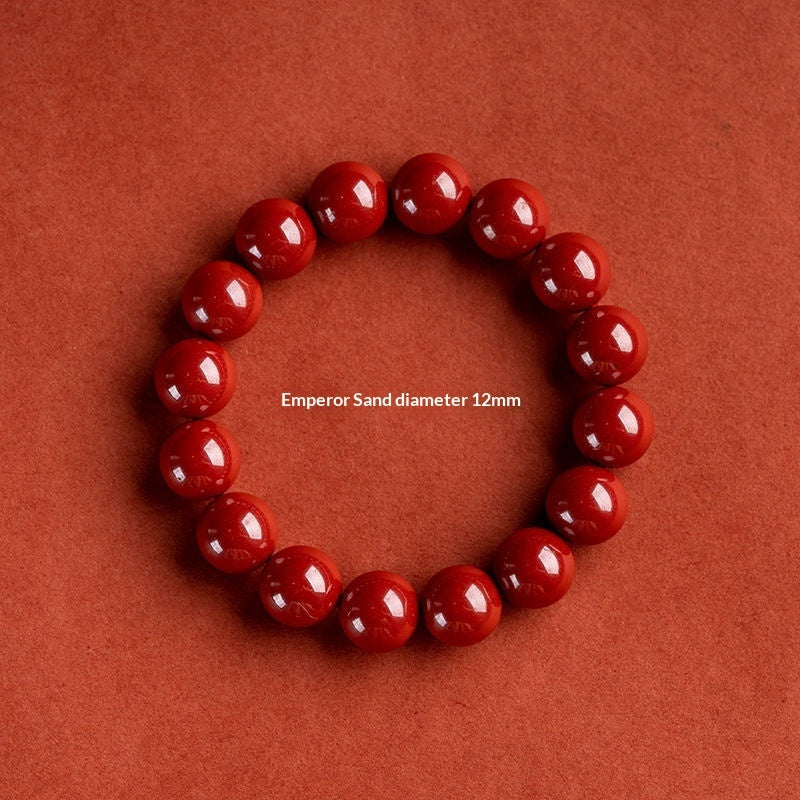 Imperial Sand Cinnabar Bracelet For Ones Zodiac Year In Red - Image 7