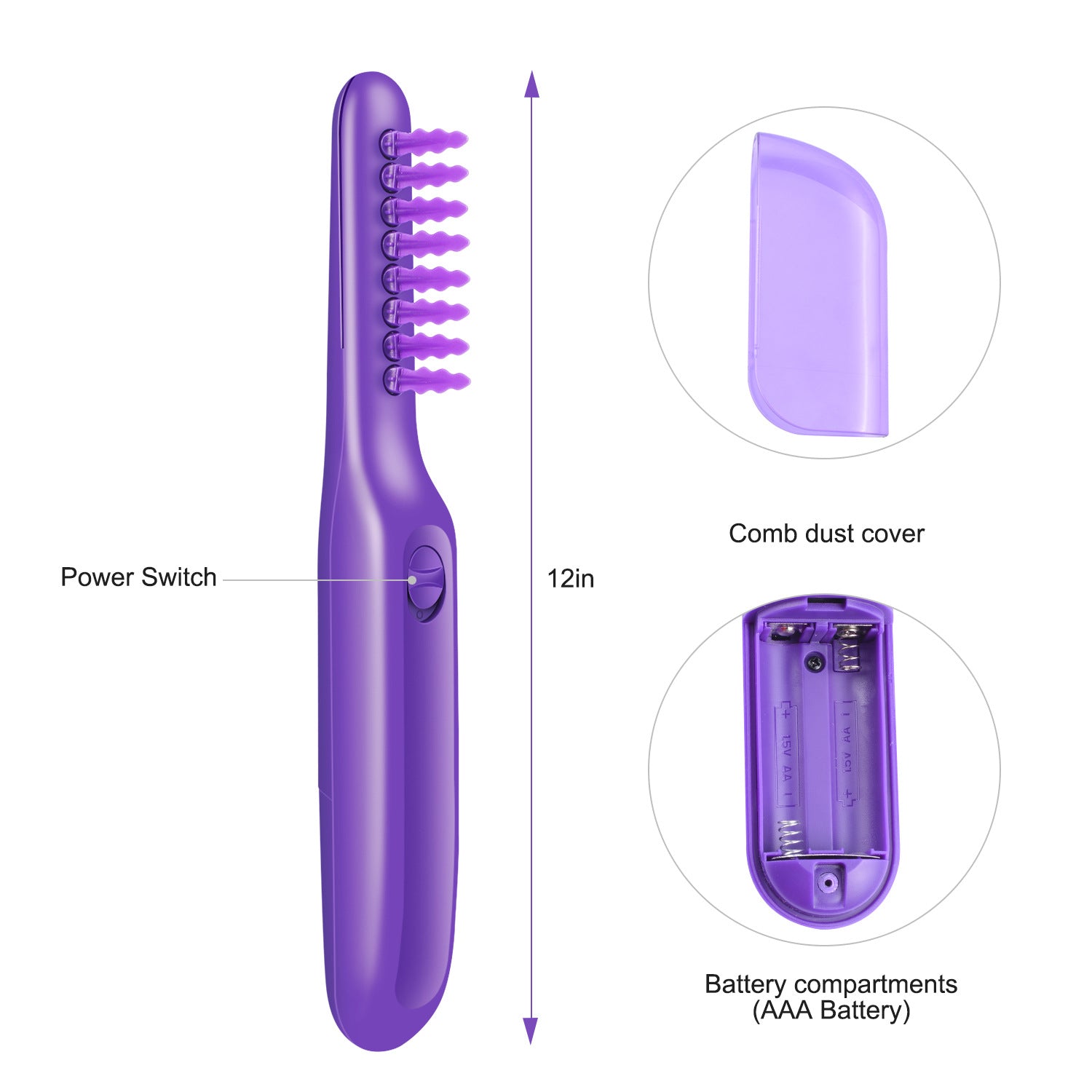 Electric Detangling Brush Scalp Massage Hair Brush - Image 5