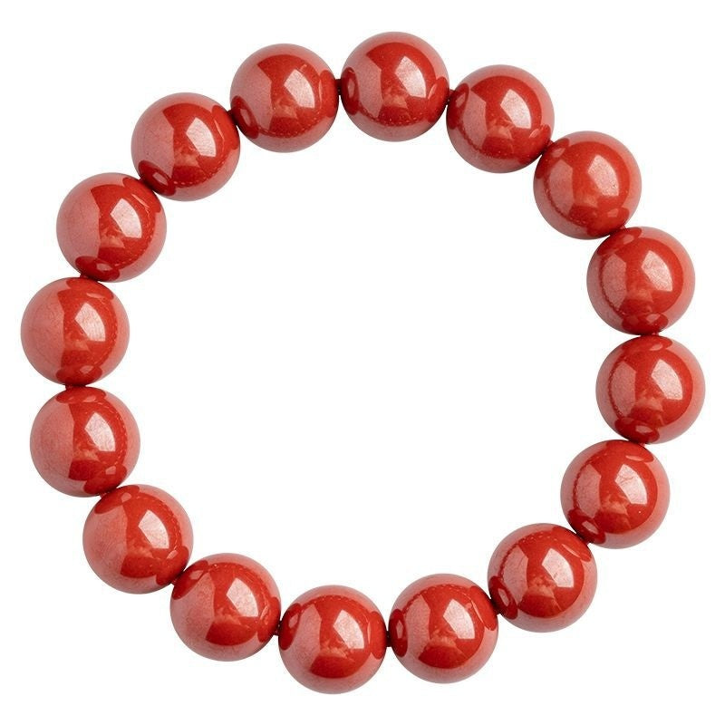 Imperial Sand Cinnabar Bracelet For Ones Zodiac Year In Red - Image 3