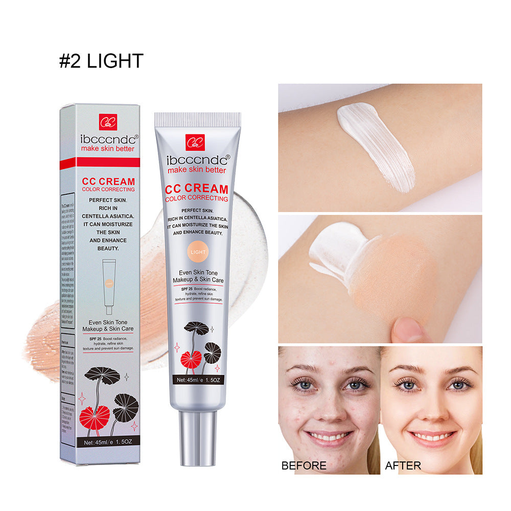 Moisturizing Correcting CC Cream Waterproof Anti-sweat Makeup Before Concealer Lasting Women Makeup Protect Skin Erborian Make - Image 5