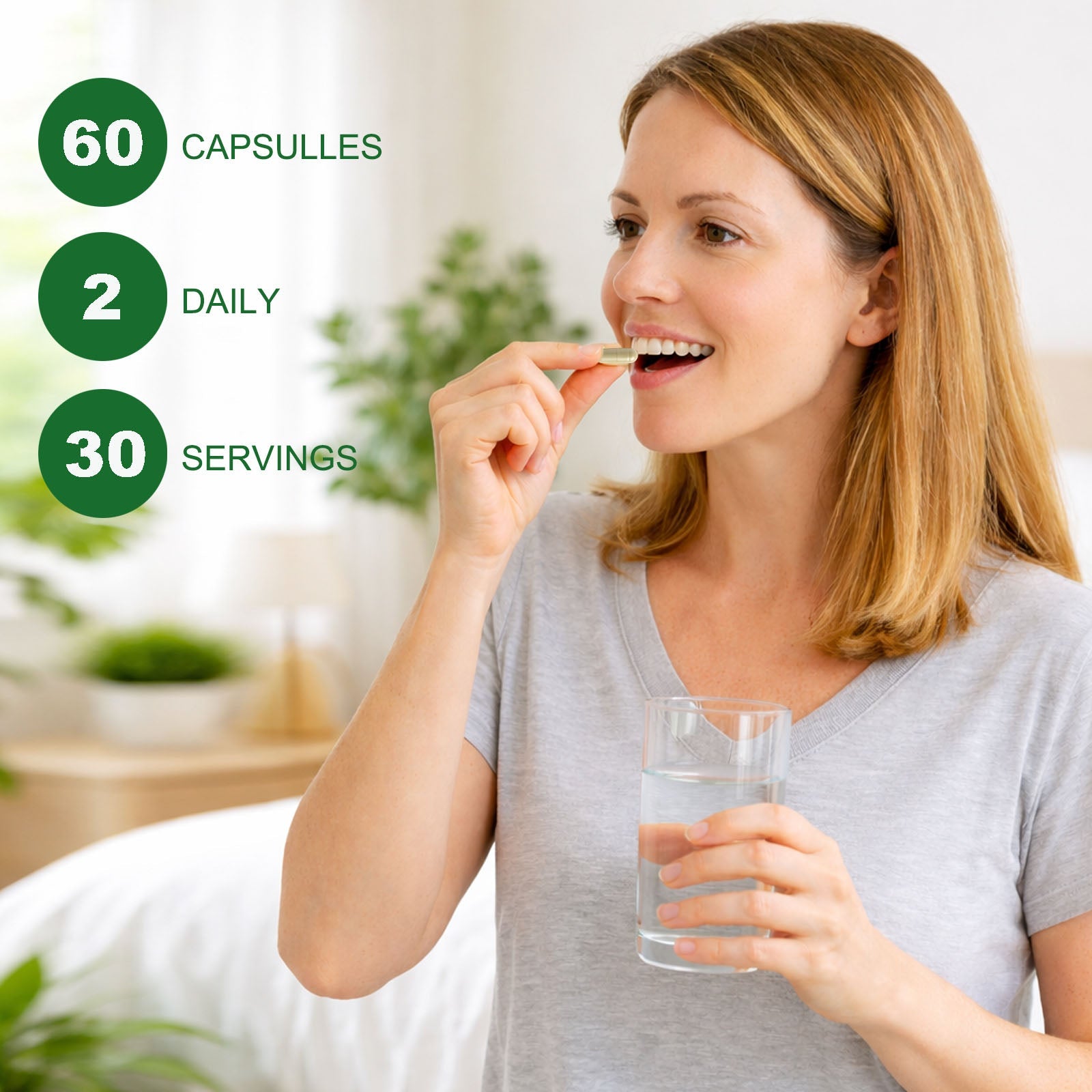 Soursop Supplement Containing 20 Herbal Extracts Including Seaweed, Lion's Mane Mushroom, Turmeric, Black Seed Oil, Oregano, And Mullein, Promoting Overall Health. Vegan, 60 Capsules. - Image 10